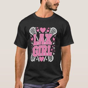 Camiseta Lax Girl Lacrosse Stick Player Mãe Goalie Wife Wom
