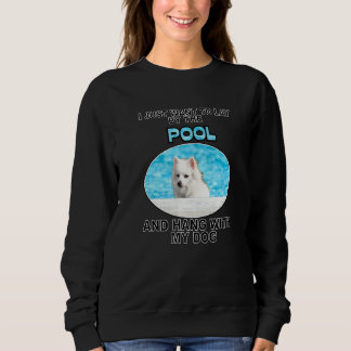 Camiseta Lay By Piscina & Hang W American Eskimo Dog