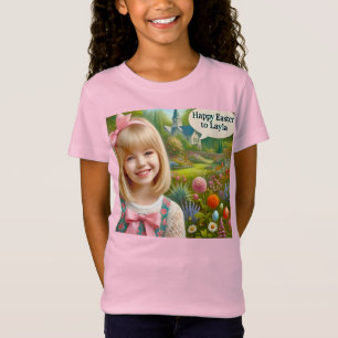 Camiseta LAYLA ~ FELZ PASCOA ~ PÁSCOA GIRL~ Garden ~