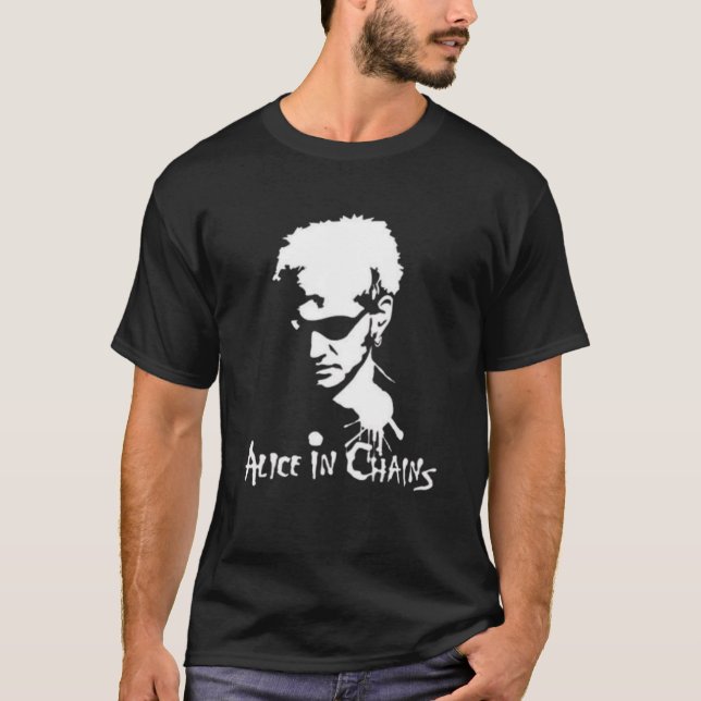 Camiseta Layne Staley Portrait Tee – Alice in Chains Icon (Frente)