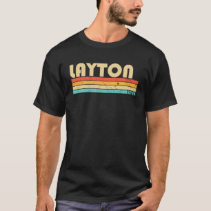Camiseta LAYTON UTAH Funny City Home Roots Retro 70S 80S