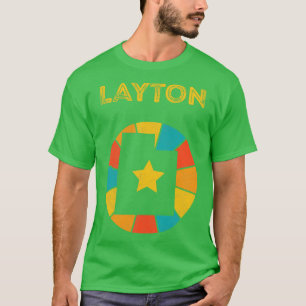 Camiseta Layton Utah Vintage angustiou Souvenir 1