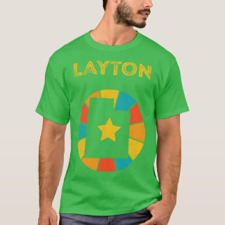 Camiseta Layton Utah Vintage angustiou Souvenir 1