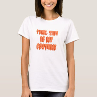 Camiseta Lazy costume