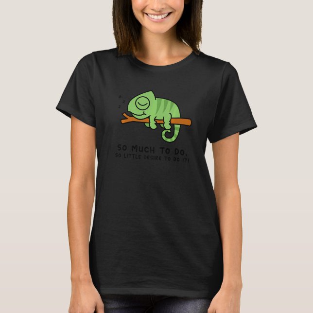 Camiseta Lazy Person  for Chamelion  Chamelion (Frente)