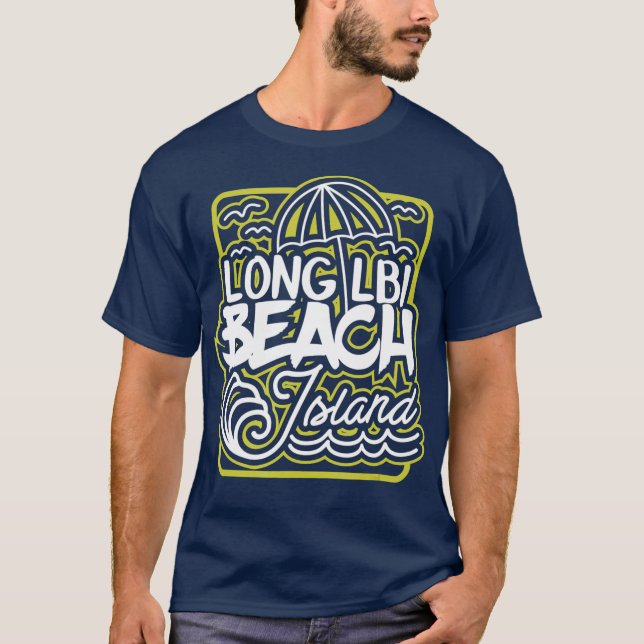 Camiseta LBI Long Beach Island NJ Souvenir Long Beach (Frente)