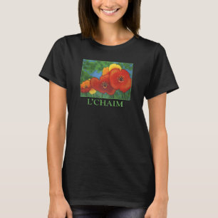 Camiseta L'chaim Jewish Toast To Life Hebraico Judeu Shalom