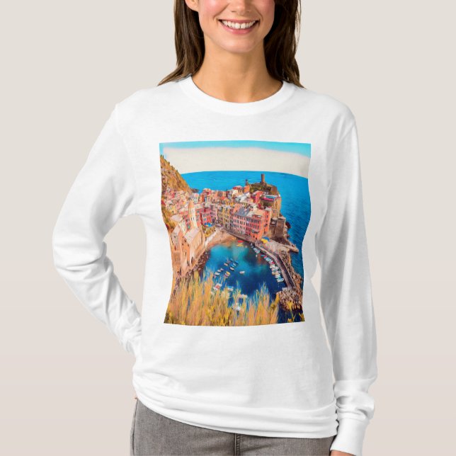 Camiseta ldp VERNAZZA - Cinque Terre - (Frente)