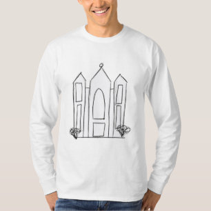Camiseta LDS Salt Lake City Temple simples mormon moderno