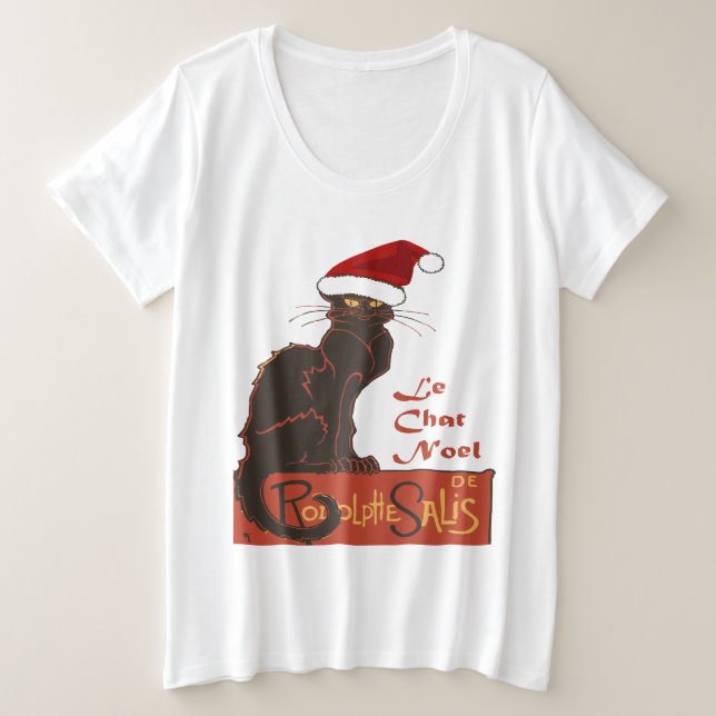 Camiseta Le Chat Noel Christmas Spoof Vector Art (Frente do Design)