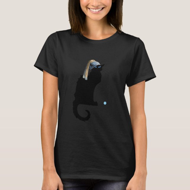 Camiseta Le Chat Noir e Blue Pearl, (Frente)