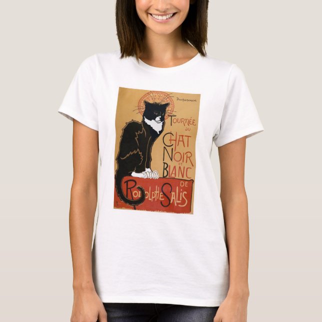 Camiseta Le Chat Noir et Blanc (Frente)