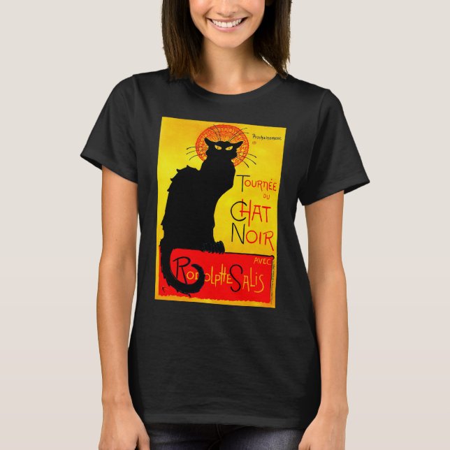 Camiseta Le Chat Noir Vintage (Frente)
