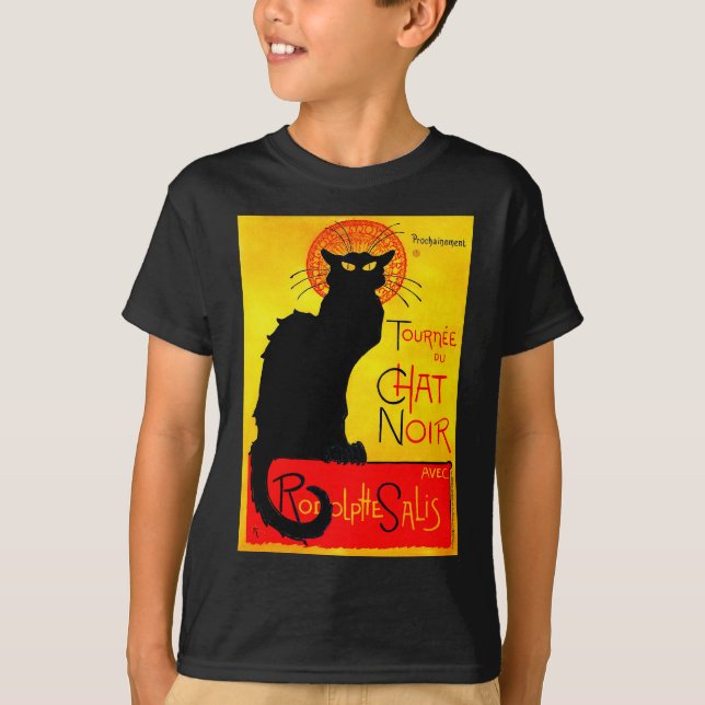 Camiseta Le Chat Noir Vintage (Frente)