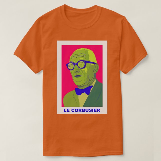Camiseta Le Corbusier Visionary of Modern Architecture 1 (Frente do Design)