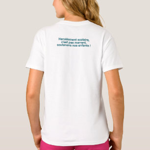 Camiseta Le Hassan des Agneaux: stop harcèlement scolaire