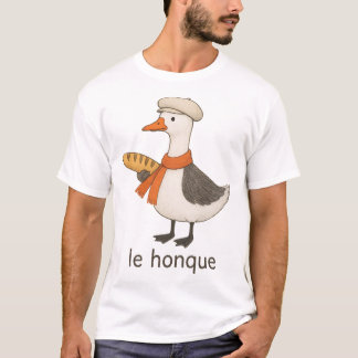 Camiseta Le Honque Funny French Goose