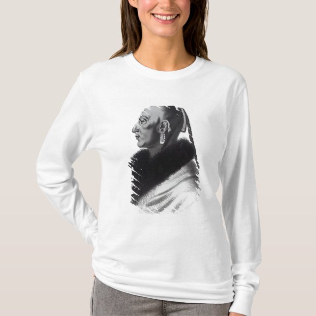 Camiseta Le Soldat du Chene, um chefe de Osage (Frente)