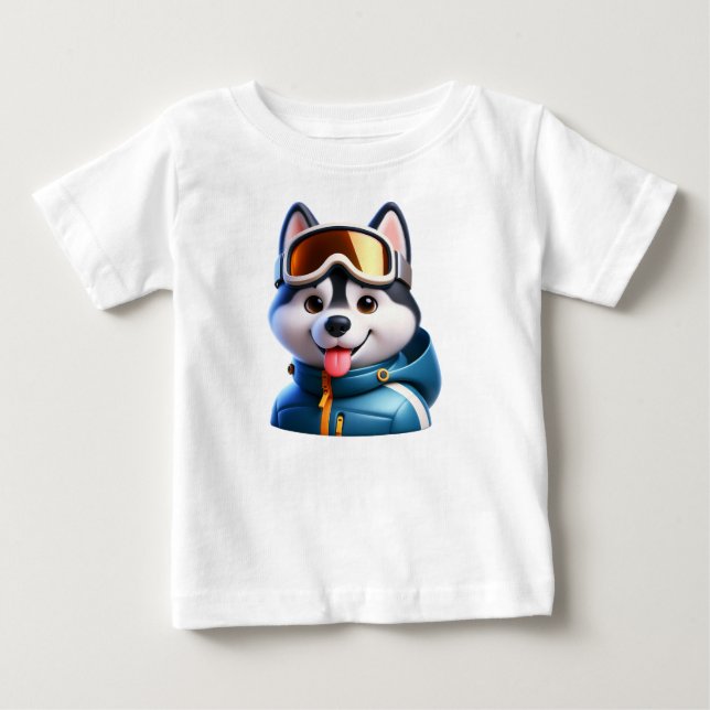 Camiseta Le Super Husky Aventurier (Frente)