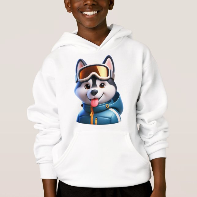 Camiseta Le Super Husky Aventurier (Frente)