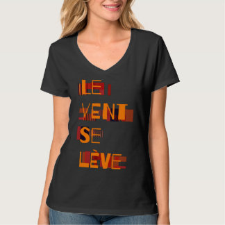 Camiseta Le Vent Se Leve, Francês