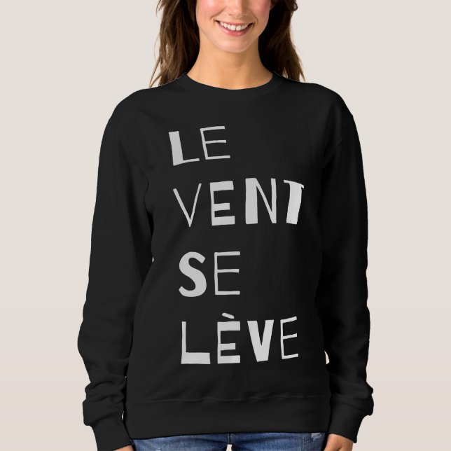 Camiseta Le Vent Se Leve - Hoodie Branco (Frente)
