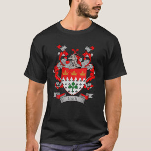 Camiseta Leach Casaco De Braços Apelido de Leach Family C