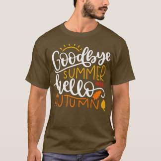 Camiseta Leaf Autumn Tree Orange Fall Leaves Season651