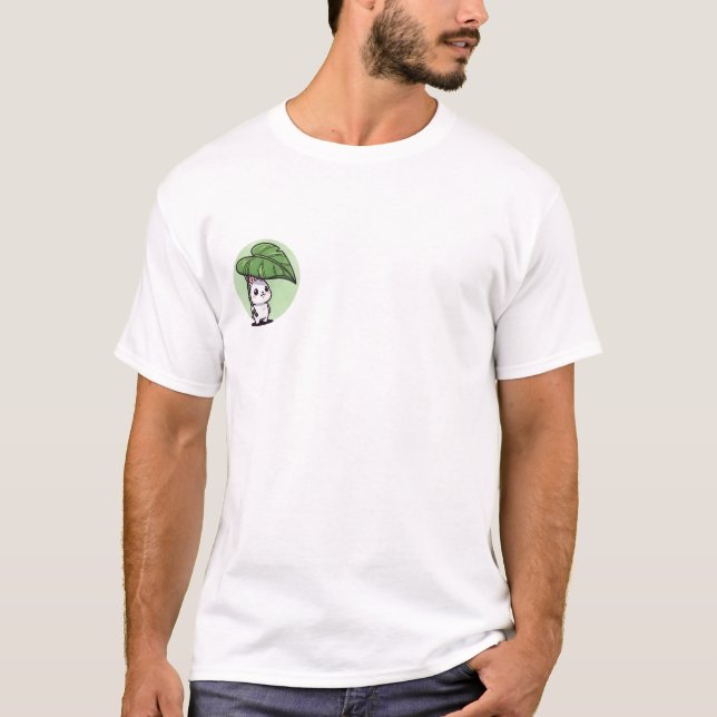 Camiseta Leaf Umbrella Bunny (Frente)