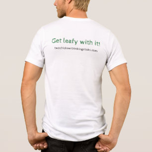 Camiseta Leafy De Camisa-T De Duas Garotas