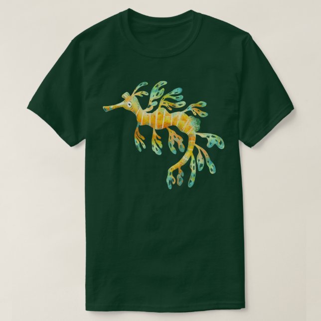 Camiseta Leafy Seadragon (Frente do Design)
