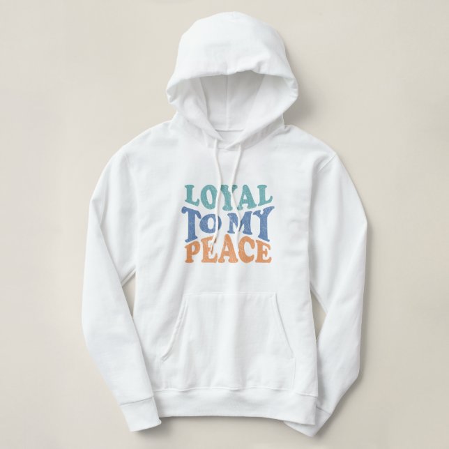Camiseta Leais à Minha Paz Mulheres Capuzes (Frente do Design)