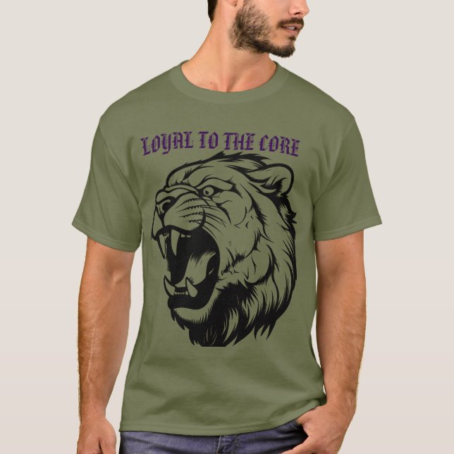 Camiseta Leal ao Tee de Lealdade Core - Leão (Frente)