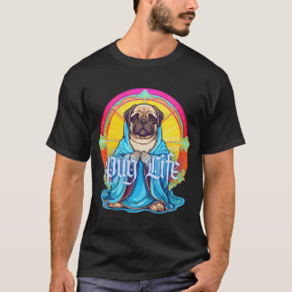 Camiseta Leal Como Pug! Fã de Pug Fofo e Divertido