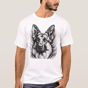 Camiseta Leal Como um Pastor Alemão - Linha Amante