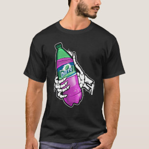 Camiseta Lean Purple Bebida Suja Xícara Dupla Fumaça de Lea