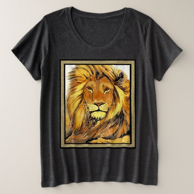 Camiseta Leão (Frente do Design)