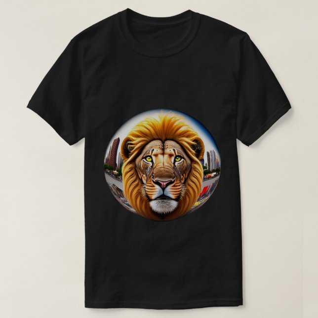 Camiseta leão 50x50.0001 (Frente do Design)