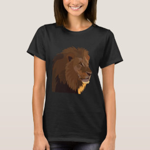 Camiseta Leão Animal Vida Selvagem Leão