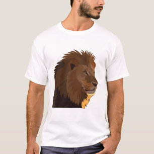 Camiseta Leão Animal Vida Selvagem Leão