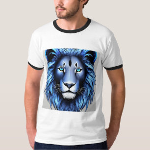 Camiseta Leão Azul