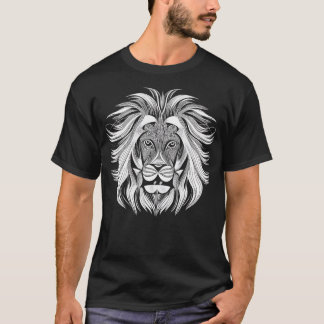 Camiseta leão branco