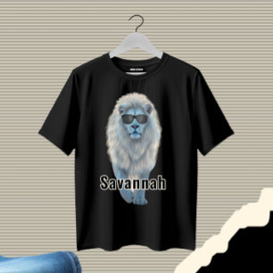 Camiseta Leão branco