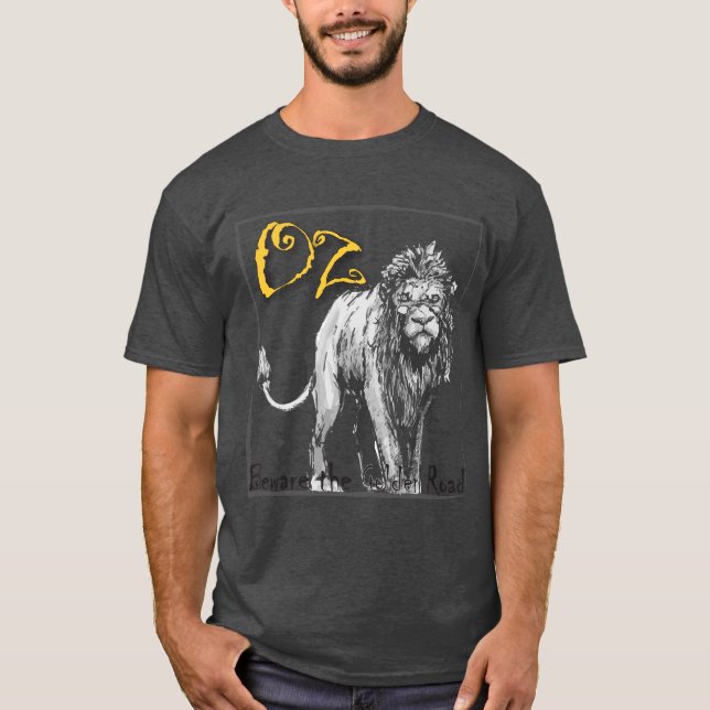 Camiseta Leão cobarde de OZ (Frente)
