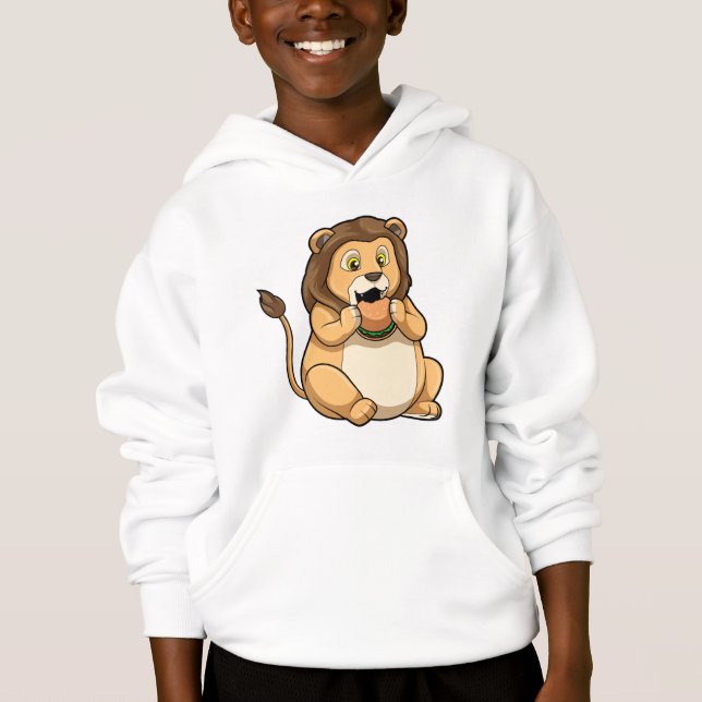 Camiseta Leão com Burger (Frente)