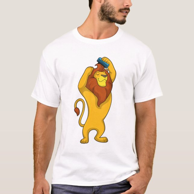 Camiseta Leão com Comb (Frente)