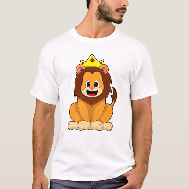 Camiseta Leão com Coroa (Frente)