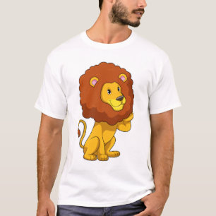 Camiseta Leão com Curls