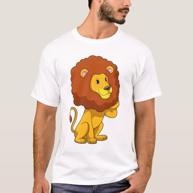 Camiseta Leão com Curls (Frente)