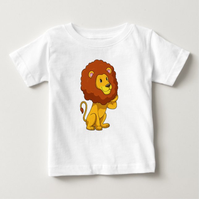 Camiseta Leão com Curls (Frente)